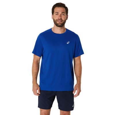 Футболка мужская беговая Asics Core Ss Top Blue, 2011C341-401, синяя