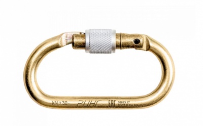 Карабин Ринг стальной овальный 30 кН