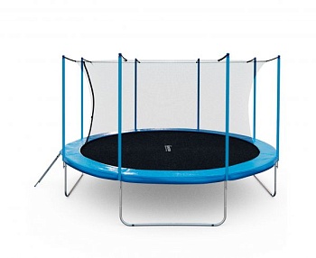 Батут DFC Kondition 14" (d=4,27м), с внутренней сеткой, синий в Магазине Спорт - Пермь