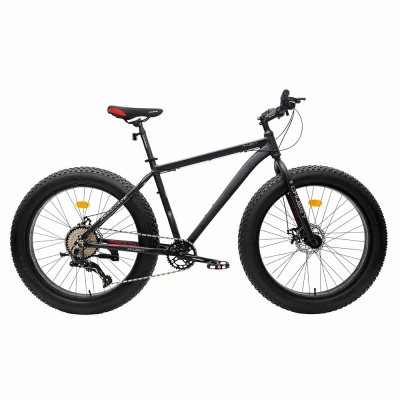 Велосипед фэт-байк COMIRON CHUBBY, 26"x4", 10 скоростей, (рама 17), черный в Магазине Спорт - Пермь