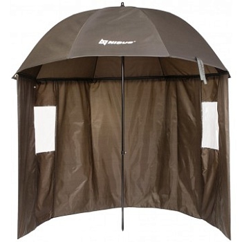 Зонт с тентом NISUS N-240-TP (2,4 м, прямой полузакрытый)