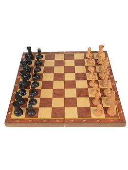 Шахматы складные Дебют, 40мм утяжеленные (Кинешма) 40УСП-ФР2У