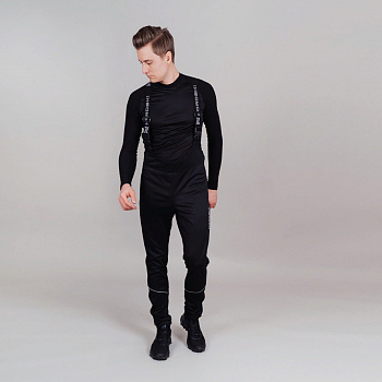 Разминочные мужские брюки NORDSKI Active Black (NSM304100)