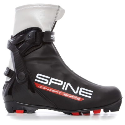 Лыжные ботинки SPINE NNN Concept Skate 296-22 черный/красный в магазине Спорт - Пермь