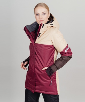 Утепленная куртка NORDSKI Casual Beige/wine W NSW751724