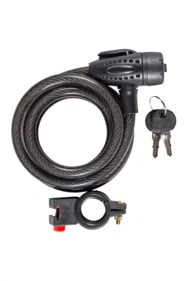 Замок велосипедный с ключом GOLDEN KEY (GK 102.507), 12х1500 мм в Магазине Спорт - Пермь