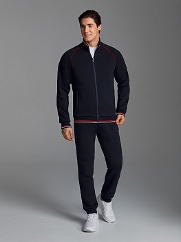 Спортивный мужской утепленный костюм RED-N-ROCK'S 12M-RR-1270/1, темно-синий