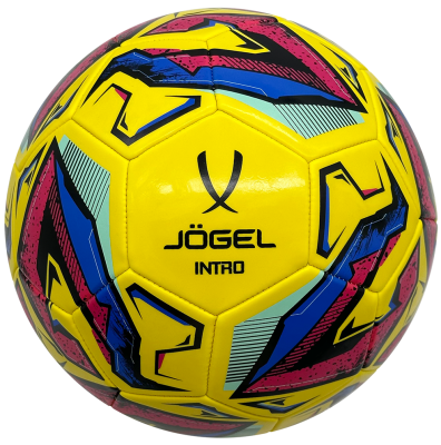 Мяч футбольный Jogel Intro, желтый, размер 5