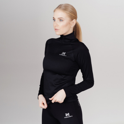 Лонгслив женский NORDSKI Pro Black W (NSW438100) в Магазине Спорт - Пермь