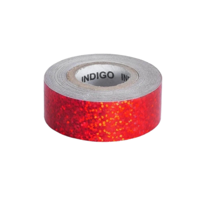 Обмотка для обруча на подкладке INDIGO Crystal IN139, красная