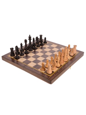 Шахматы складные Баталия, 40мм, утяжеленные (Кинешма) 40КСП-ФР2У