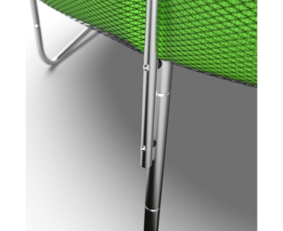 Батут DFC Trampoline 12 ft (366см), наружная сетка, зеленый в Магазине Спорт - Пермь