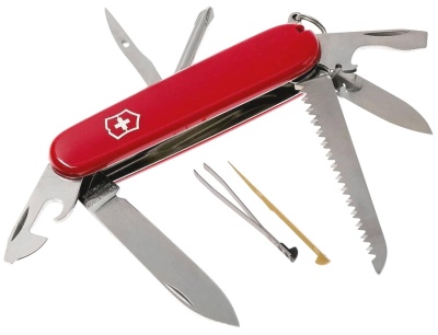 Нож Victorinox Hiker, 91 мм, 13 функций, красный, 1.4613