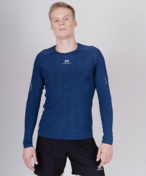Футболка мужская NORDSKI Pro Blue с длинным рукавом (NSM425700)