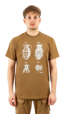 Футболка мужская 7.62 Grenade 7TS-03CT, койот