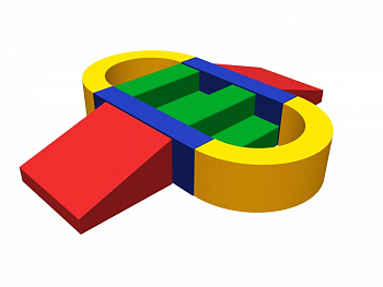 Мягкий комплекс «Самолет» ДМФ-МК-08.76.01 в Магазине Спорт - Пермь