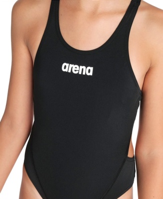 Купальник детский Arena TEAM SWIM TECH SOLID JR, 004764 550, black-white в магазине Спорт - Пермь