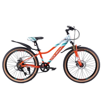 Велосипед COMIRON SMART 24", (12 рама), 7 скоростей, красный