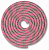 Скакалка для художественной гимнастики Утяжеленная 180 г SM-360 3 м Серо-розовый Indigo