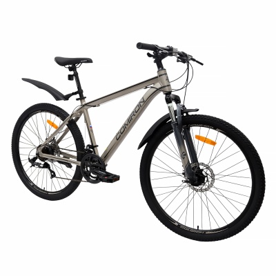 Велосипед COMIRON UNIVERSE 26", 21 скорость (рама 19), серо-бежевый в Магазине Спорт - Пермь