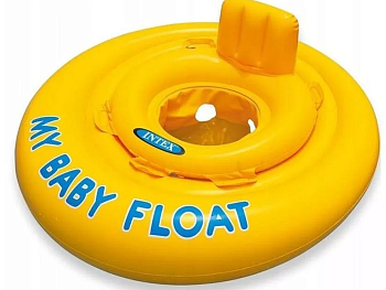 Круг надувной Intex "My Baby Float", d=70 см, (от 6-12 мес), до 11 кг, артикул 56585 в магазине Спорт - Пермь