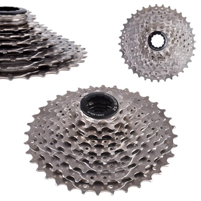 Кассета SUNSHINE HR9-36, 9 скоростей, 11-36Т, никелированная, 403 г в Магазине Спорт - Пермь