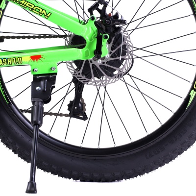 Велосипед COMIRON FLASH, 24"x3.0, (рама 13), 7 скоростей, цвет полуфэт ригид зеленый в Магазине Спорт - Пермь