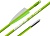 Стрела лучная фибергласс Centershot Sonic 30", оперение Parabolic 3", артикул ARW70FG703-0GR, зеленая