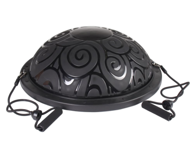 Полусфера BOSU BALL с эспандером B58Cu-B, черная в Магазине Спорт - Пермь