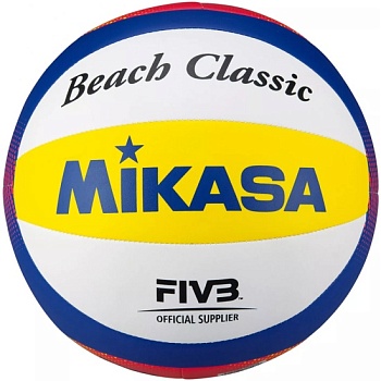 Мяч для пляжного волейбола Mikasa BV552C, синтетическая кожа, размер 5