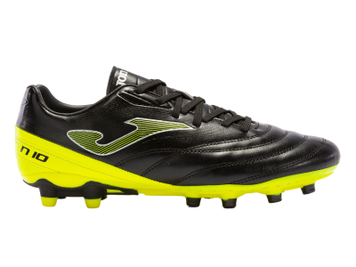 Бутсы JOMA NUMERO-10 23 FIRM GROUND FG BLACK FLUORESCENT YELLOW N10S2331FG