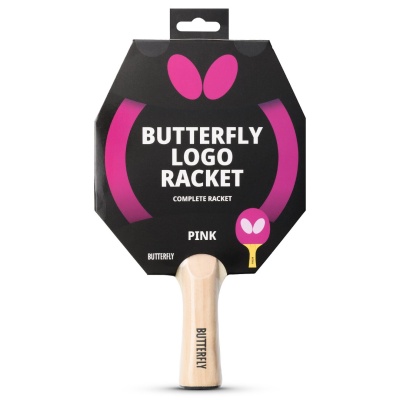 Ракетка для настольного тенниса Butterfly Logo Racket pink (FL)