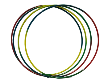 Обруч стальной Радуга 900мм, утяжеленный, 1050 грамм в Магазине Спорт - Пермь