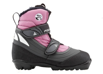 Детские лыжные ботинки FISCHER SNOWSTAR PINK, S13112 в магазине Спорт - Пермь